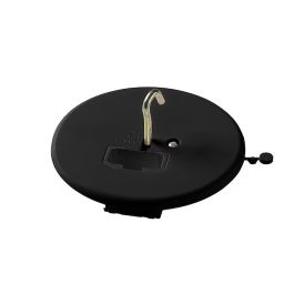Valaisinpistorasia ABB DCL AKK14MP Mattamusta Ø115 mm
