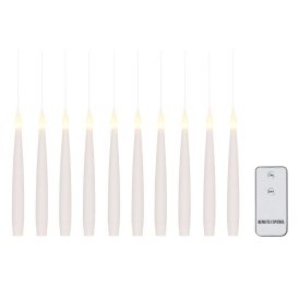 Leijuvat LED-taikakynttilät Finnlumor valkoinen 18 cm 10 kpl/pkt