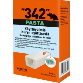 Hiirentorjunta syöttirasia 342 pastasyötti 2 x 25 g