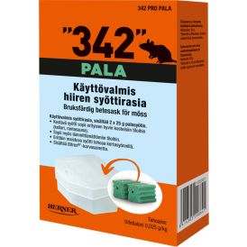 Hiirentorjunta syöttirasia 342 palasyötti 2 x 25 g