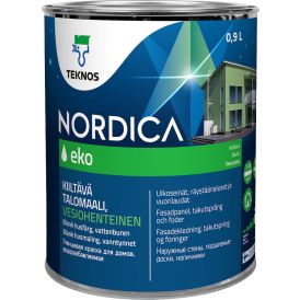 Talomaali Teknos Nordica Eko Punainen 0,9 l