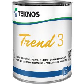 Pohja - ja sisäkattomaali Teknos Trend 3
