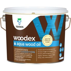 Puuöljy Teknos Woodex Aqua Wood Oil väritön 2,7 l