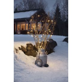 LED-valosarja Konstsmide Micro 40-os Musta