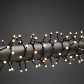 LED-valosarja Konstsmide Cluster lämmin valkoinen 8,78 m