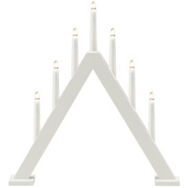 Kynttelikkö Konstsmide 7-os Valkoinen