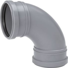 Muhvikulma Uponor 75 x 88,5°, Harmaa pyöristetty