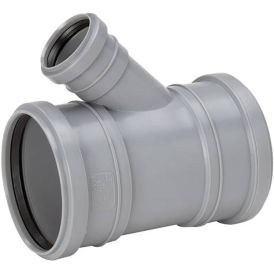 Muhvihaara Uponor 110/75 x 45, Harmaa