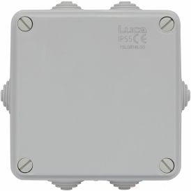 Kytkentäkotelo Malmbergs vaaleanharmaa 100 x 100 x 50 mm
