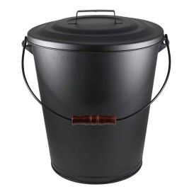 Tuhkasanko kannella Pisla HTT musta 25 l