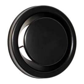 Poistoilmaventtiili A-collection Musta Ø125 mm