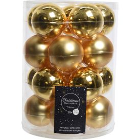 Lasipallolajitelma 20 kpl 6 cm kulta