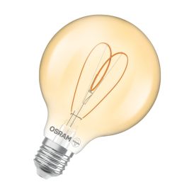 LED-lamppu Osram Vintage 1906 Globe 95 Heart Filament 60 E27 806 lm 2200K Kulta