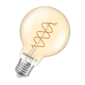 LED-lamppu Osram Vintage 1906 Globe 80 Spiral Filament 60 E27 806 lm 2200K Kulta