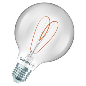 LED-lamppu Osram Vintage 1906 Globe 95 Heart Filament kirkas Ø 9,5 x 13,9 cm