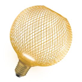 LED-lamppu Osram Decor Flat Globe 125 E27 300 lm 2700 K Kulta