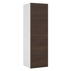Siivouskaappi Temal välisivulla valkoinen/ruskea saarni 50 x 58 x 196,1 cm