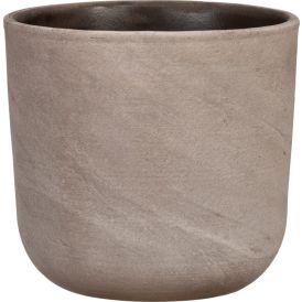 Suojaruukku Travertino ruskea 14 cm