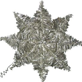 Latvatähti 22 cm hopea