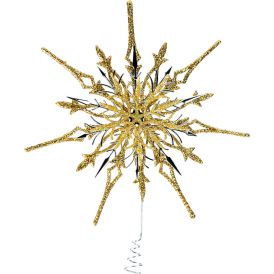 Latvatähti 19 cm glitterillä kultainen