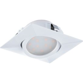 Uppospotti Eglo Pineda 1 84 x 84 mm Valkoinen Suunnattava