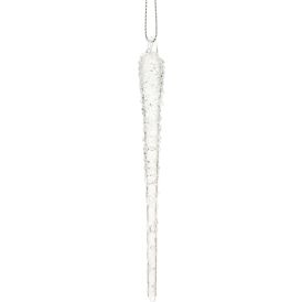 Joulukoriste lasijääpuikko 13 cm kirkas