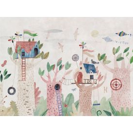 Kuitutapetti A.S. Creation Digiprint Tree House 39906-1