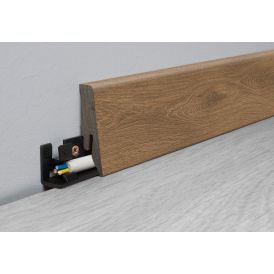 Jalkalista Logoclic K58C Element Flex Tammi Delania 18 x 58 x 2600 mm