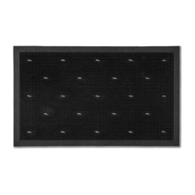 Kynnysmatto Astra Border Pin musta 45 x 75 cm