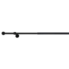 Verhotankosetti Expo Ambiente musta 120-210 cm