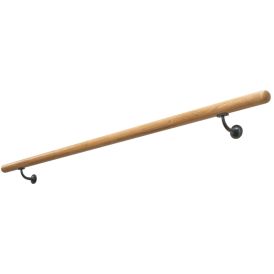 Käsijohdesetti Treba H28 lakattu tammi ø 42 x 1500 mm