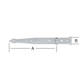 Portin sarana 300 x 45 mm sinkitty