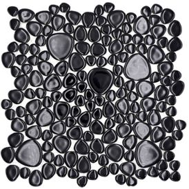 Mosaiikkilaatta XKM 890N Musta 27,5 x 27,5 cm