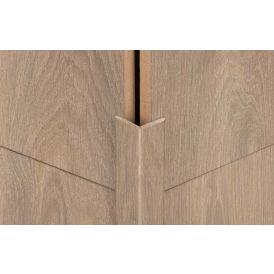 Sisäkulmalista Logoclic Summer Breexe Oak 22 x 22 x 2600 mm