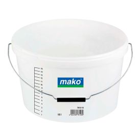 Maaliämpäri Mako Komfort valkoinen 12 l