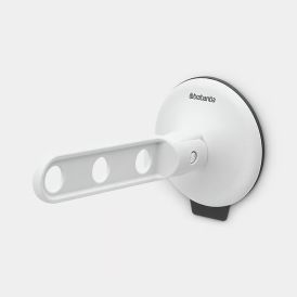 Vaatekoukku imukupilla Brabantia Ø 10,5 cm Valkoinen