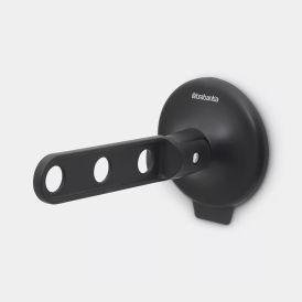 Vaatekoukku imukupilla Brabantia Ø 10,5 cm Musta
