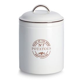Säilytysastia Potatoes Zeller Keraaminen Valkoinen