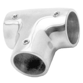 Kaiteen T-liitin Seilflechter 90° 22 mm putkelle A4