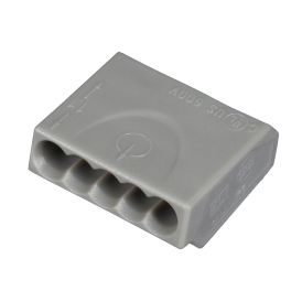 Rasialiitin Voltomat harmaa 5 x 2,5 mm² 10 kpl/pkt