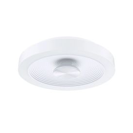 Plafondi Paulmann Volea valkoinen Ø 32 cm Valko/Hopea