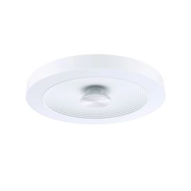 Plafondi Paulmann Volea valkoinen Ø 40 cm Valko/Hopea