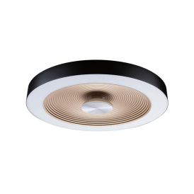 Plafondi Paulmann Volea valkoinen Ø 40 cm Musta/Kulta