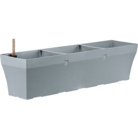 Altakasteleva kukkalaatikko Neo-Line 75 cm betoninharmaa