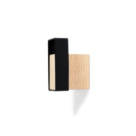 Koukku REI  musta beech & steel 60 mm
