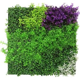 Seinäpaneeli Jangal Violet Mixed Flora 52 x 52 cm