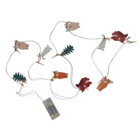 Valoketju Eglo Forest Friends 10 x LED 180 cm IP20