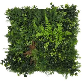 Seinäpaneeli Jangal Feral Green Mixed Flora 52 x 52 cm