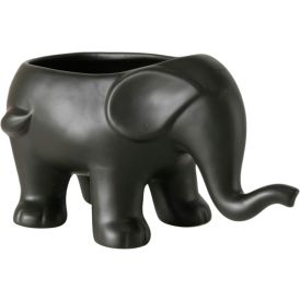 Ruukku elefantti musta 14,5 cm