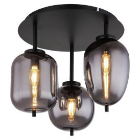 Kattovalaisin Globo Blacky 3-os Ø 46 cm Musta